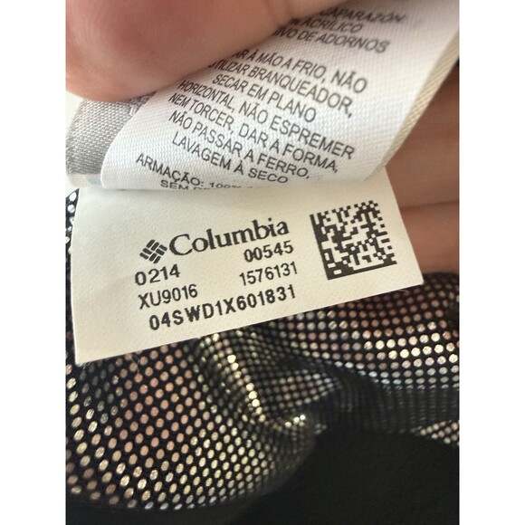 Columbia Beanie Hat red aztec coral blue white black unisex - Picture 9 of 11